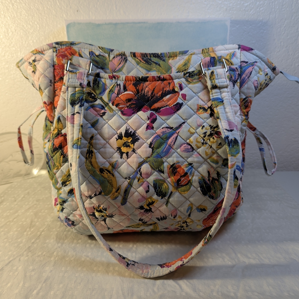 Vera Bradley Floral Quilted Tote Bag